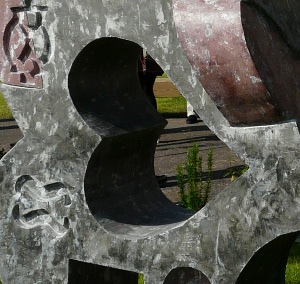 Inauguración escultura Parque Azeta.Corazón.