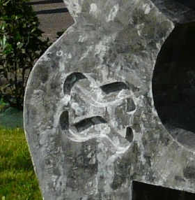 Inauguración escultura Parque Azeta.Detalle.